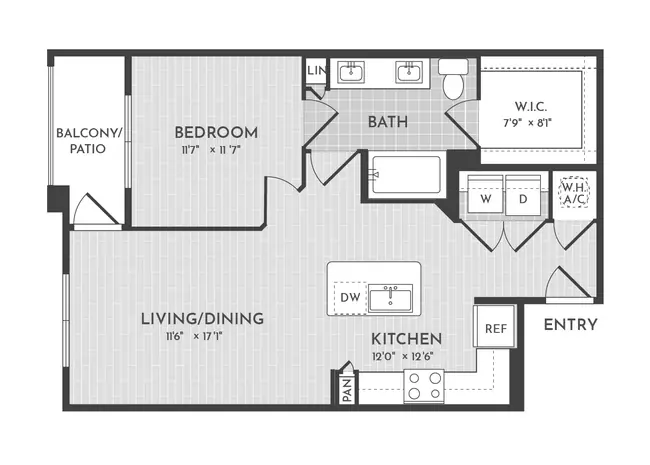 Unit 07305 07305 floor plan